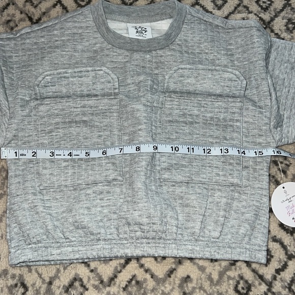 Small (7-8) Jolie & Joy Girls by FCT with Love Long Sleeve Gray Sweatshirt - Picture 6 of 8